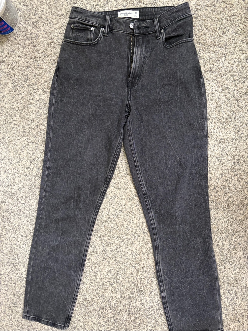 Abercrombie & Fitch Slim Straight Black Jeans